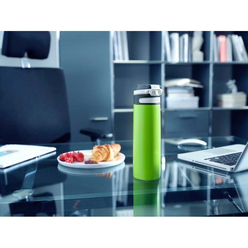 Leifheit 03277 travel mug 600 ml Black, Green Stainless steel Leifheit 03277 travel mug 600 ml Black, Green Stainless steel