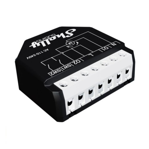 Shelly Qubino Wave Shutter electrical relay Black