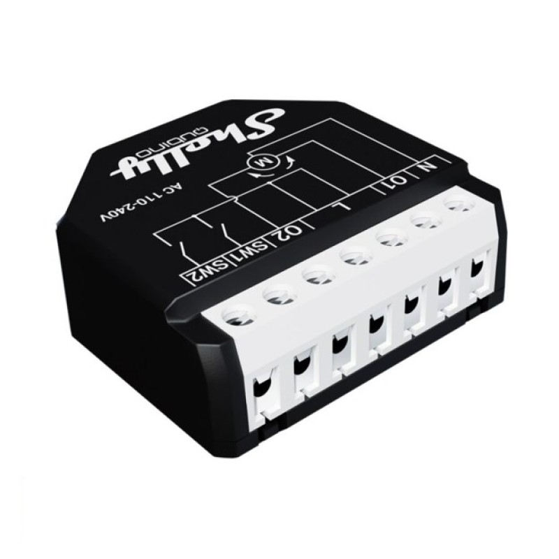 Shelly Qubino Wave Shutter electrical relay Black