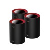 Cudy M3000 3-Pack Dual-band (2.4 GHz / 5 GHz) Wi-Fi 6 (802.11ax) Black, Red 1 Internal Cudy M3000 3-Pack Dual-band (2.4 GHz / 5 GHz) Wi-Fi 6 (802.11ax) Black, Red 1 Internal