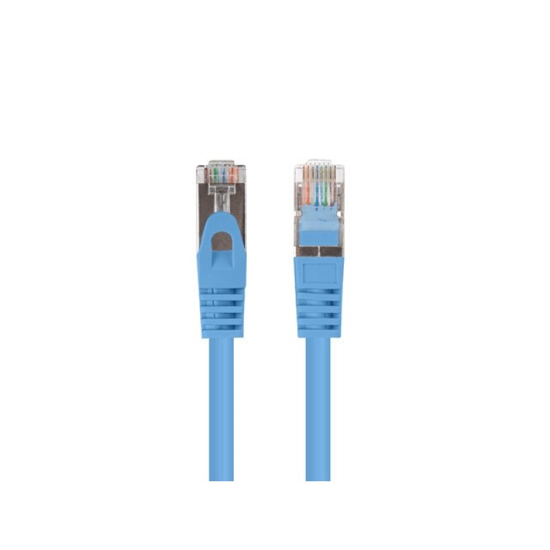 PATCHCORD KAT.6 FTP 1.5M NIEBIESKI FLUKE PASSED LANBERG 10-PACK PATCHCORD KAT.6 FTP 1.5M NIEBIESKI FLUKE PASSED LANBERG 10-PACK