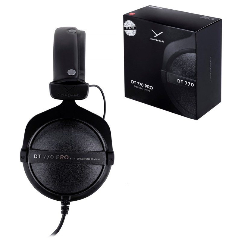 Beyerdynamic DT 770 Pro 80 Ω Black Limited Edition - closed studio headphones Beyerdynamic DT 770 Pro 80 Ω Black Limited Edition - closed studio headphones
