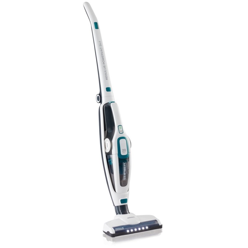 Leifheit PowerVac 2in1 2-in-1 stick vacuum Battery Dry Cyclonic Bagless Black, Blue, White