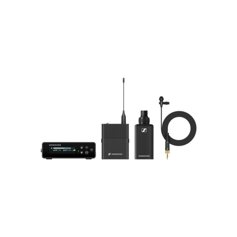 Sennheiser EW-DP ENG SET (R1-6) - camera set with plug-on transmitter and miniature transmitter with ME 2 microphone, 520–576 MHz