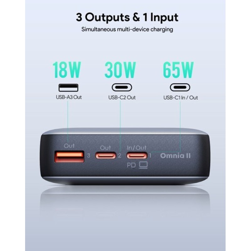 AUKEY 20000mAh Portable Power Bank with 65W PD AUKEY 20000mAh Portable Power Bank with 65W PD