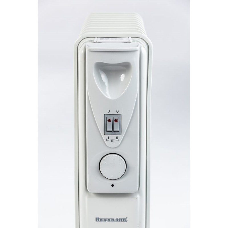 Ravanson OH-11 electric space heater Oil electric space heater Indoor White, Silver 2500 W Ravanson OH-11 electric space heater Oil electric space heater Indoor White, Silver 2500 W