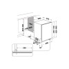 Whirlpool WI 7020 PF Semi built-in 14 place settings E