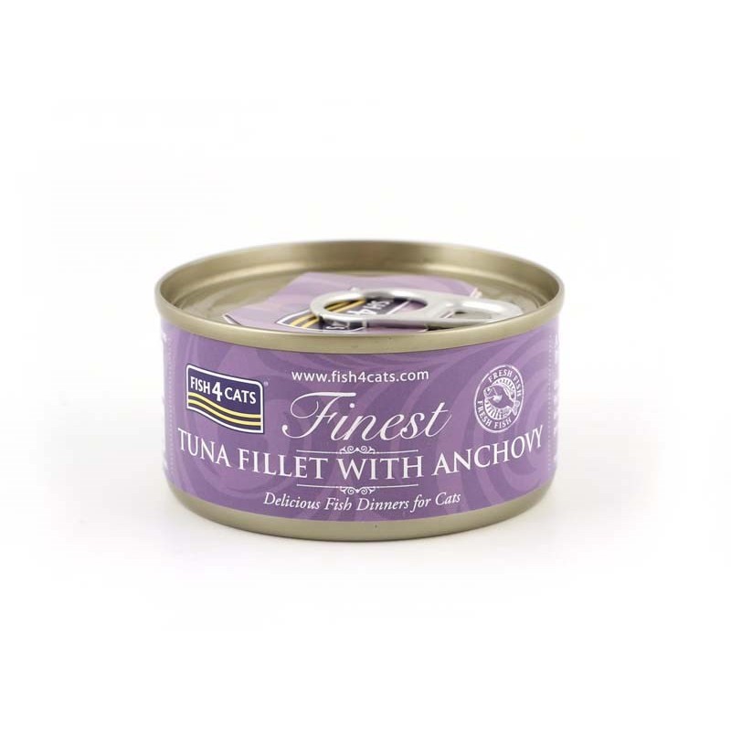FISH4CATS Tuna fillet with anchovy - wet cat food - 70g FISH4CATS Tuna fillet with anchovy - wet cat food - 70g