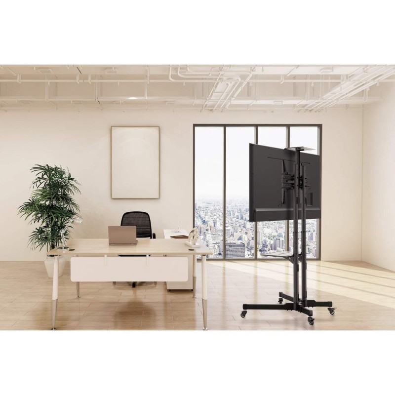 Manhattan TV & Monitor Mount, Trolley Stand, 1 screen, Screen Sizes: 37-65 Manhattan TV & Monitor Mount, Trolley Stand, 1 screen, Screen Sizes: 37-65
