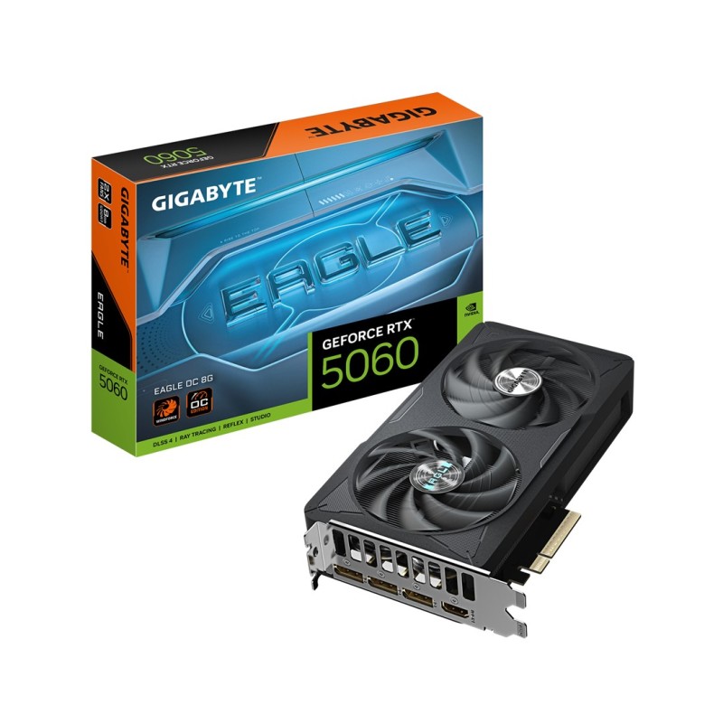 Karta graficzna Gigabyte GeForce RTX 5060 EAGLE OC 8GB Karta graficzna Gigabyte GeForce RTX 5060 EAGLE OC 8GB