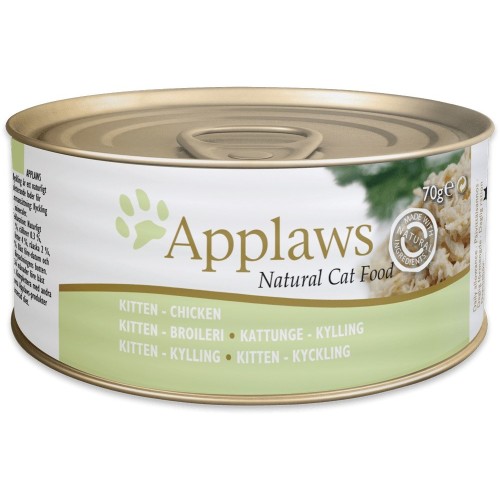 APPLAWS Natural Cat Food Kitten Chicken - wet cat food - 70g