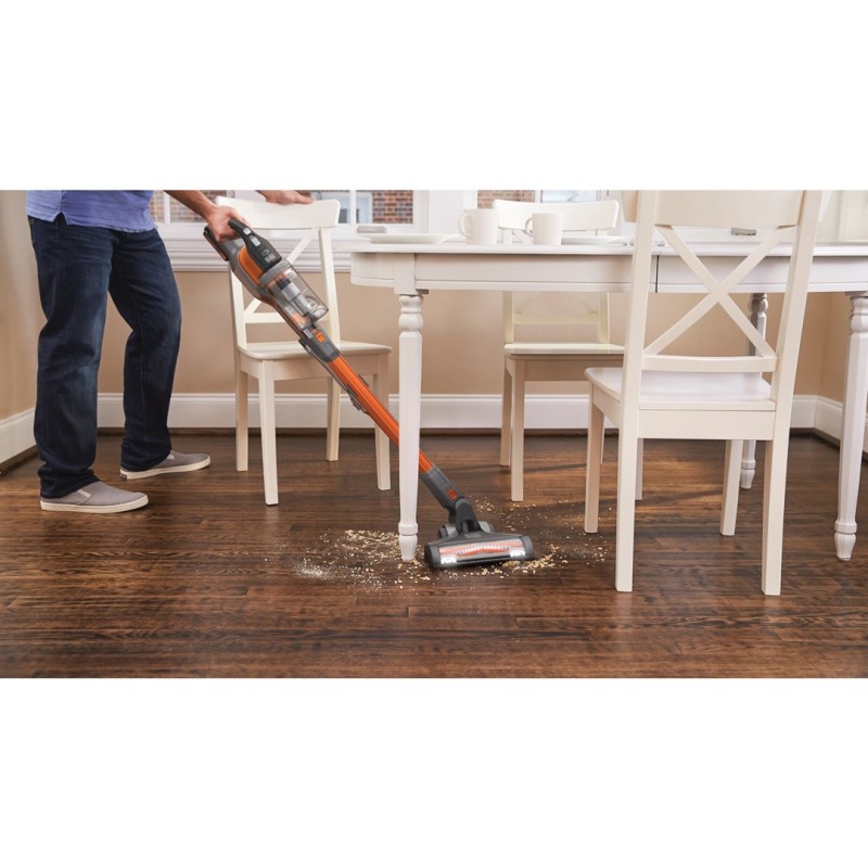 Black & Decker BHFEV182C-QW stick vacuum/electric broom 2-in-1 stick vacuum Battery Dry Bagless Orange, Titanium 2 Ah Black & Decker BHFEV182C-QW stick vacuum/electric broom 2-in-1 stick vacuum Battery Dry Bagless Orange, Titanium 2 Ah