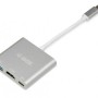 iBox IUH3CFT1 notebook dock/port replicator USB 3.2 Gen 1 (3.1 Gen 1) Type-C Silver