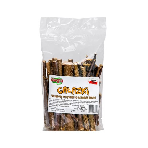 ALEGIA Twigs for rodents - treat for rodents and rabbits - 100g ALEGIA Twigs for rodents - treat for rodents and rabbits - 100g
