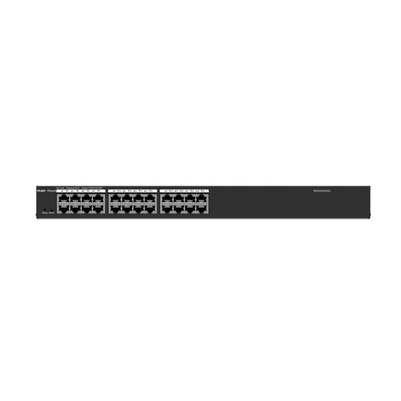 Ruijie Networks RG-ES224GC-V2 network switch Managed Gigabit Ethernet (10/100/1000) Black Ruijie Networks RG-ES224GC-V2 network switch Managed Gigabit Ethernet (10/100/1000) Black