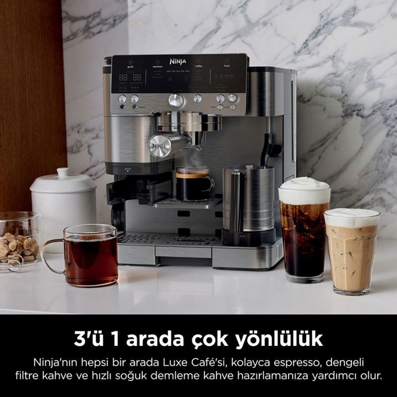 Ninja ES601EU coffee maker Semi-auto Espresso machine 2 L