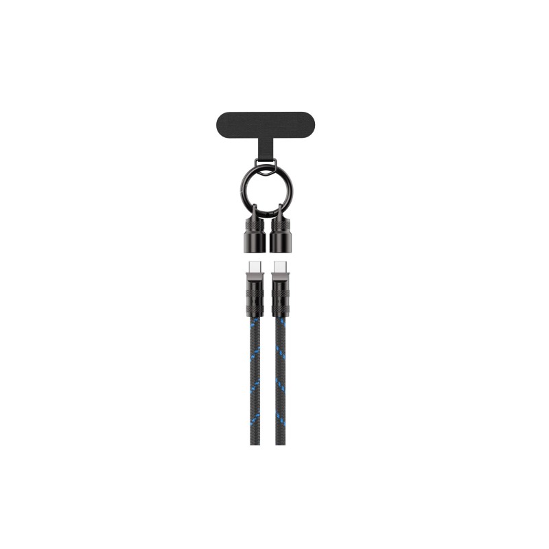 Havit CB6340 - charging cable, 1.2m (black/blue) Havit CB6340 - charging cable, 1.2m (black/blue)