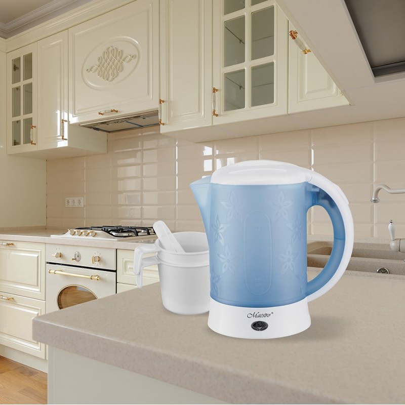 Feel-Maestro MR010 electric kettle 0.6 L Blue, White 600 W Feel-Maestro MR010 electric kettle 0.6 L Blue, White 600 W