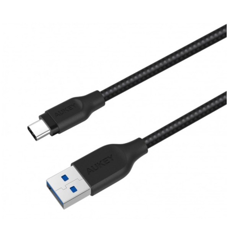 AUKEY CABLE USB-A - USB-C,5GBPS, QC 15W,BRAIDED,2M AUKEY CABLE USB-A - USB-C,5GBPS, QC 15W,BRAIDED,2M