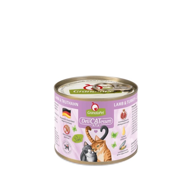 GRANATAPET DeliCATessen Lamb and turkey - wet cat food - 200g GRANATAPET DeliCATessen Lamb and turkey - wet cat food - 200g