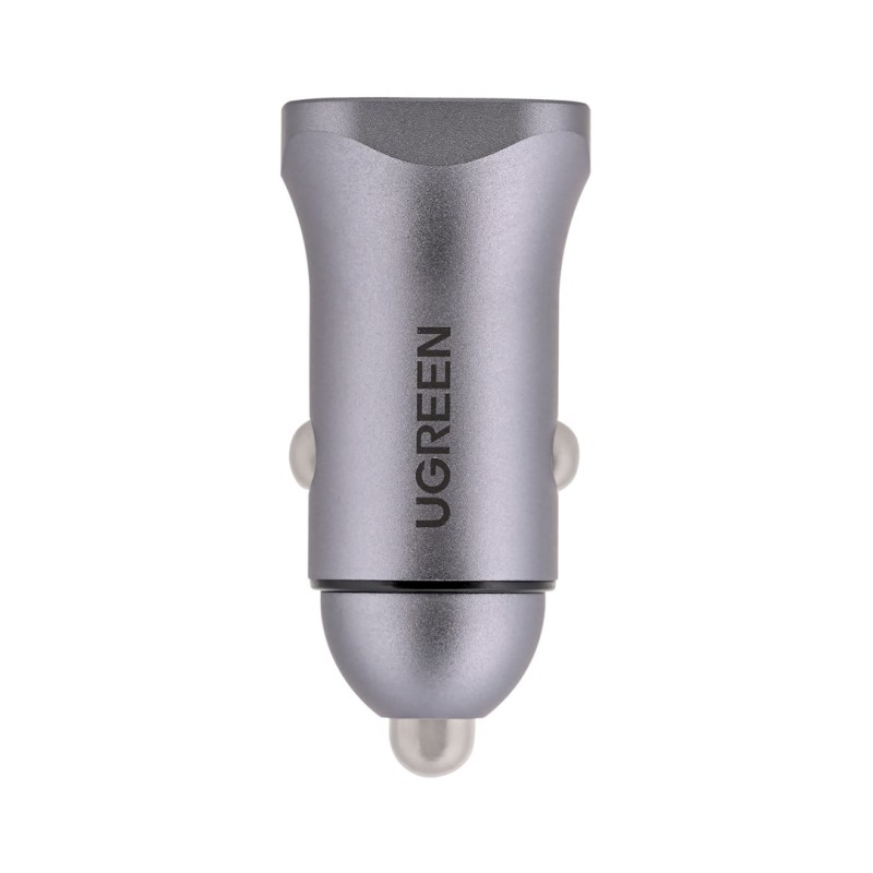 Ugreen USB Type-C / USB 24W Power Delivery Quick Charge car charger, grey (30780) Ugreen USB Type-C / USB 24W Power Delivery Quick Charge car charger, grey (30780)