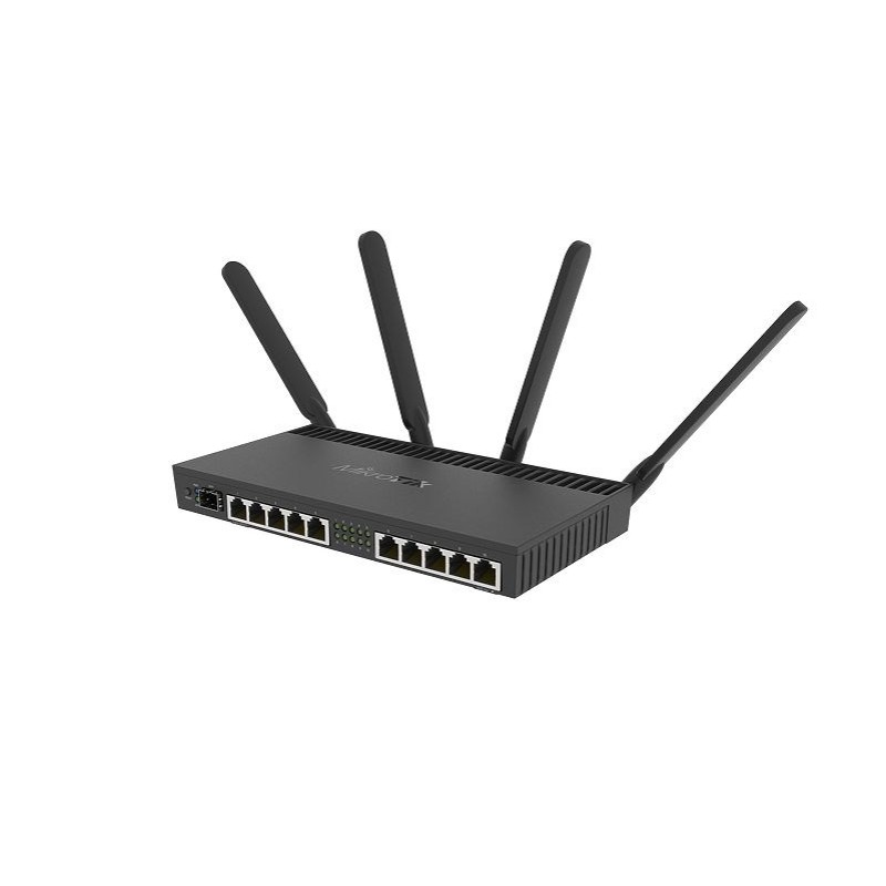 Mikrotik RB4011iGS+5HacQ2HnD-IN wireless router Gigabit Ethernet Dual-band (2.4 GHz / 5 GHz) Black Mikrotik RB4011iGS+5HacQ2HnD-IN wireless router Gigabit Ethernet Dual-band (2.4 GHz / 5 GHz) Black