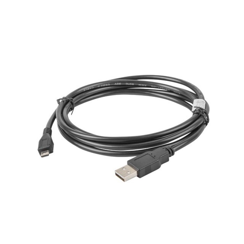 Lanberg CA-USBM-10CC-0018-BK USB cable 1.8 m USB 2.0 Micro-USB B USB A Black Lanberg CA-USBM-10CC-0018-BK USB cable 1.8 m USB 2.0 Micro-USB B USB A Black