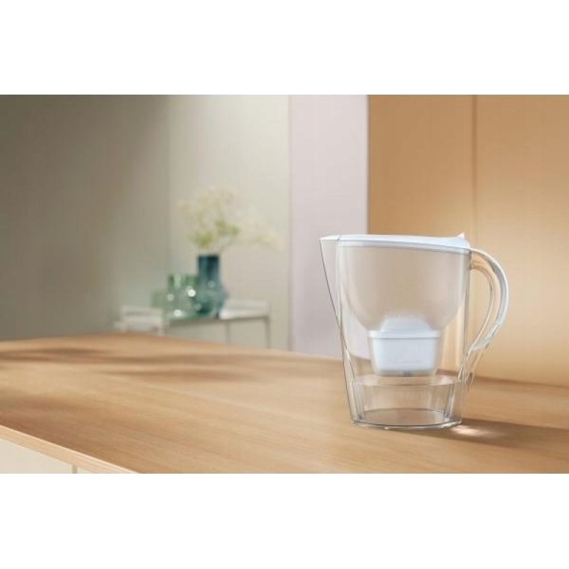 Brita Marella XL jug + 4 Maxtra cartridges (white)