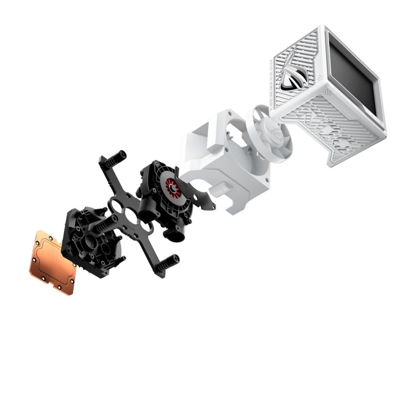 ASUS ROG RYUJIN III 360 ARGB EXTREME WHT Processor All-in-one liquid cooler 12 cm White 1 pc(s)