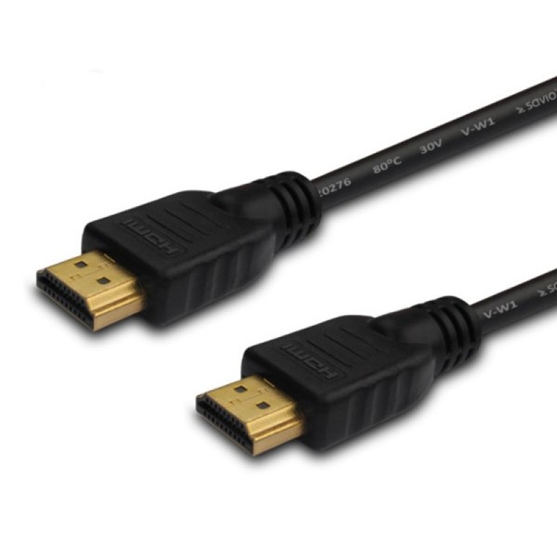 Savio CL-01 HDMI cable 1.5 m HDMI Type A (Standard) Black Savio CL-01 HDMI cable 1.5 m HDMI Type A (Standard) Black