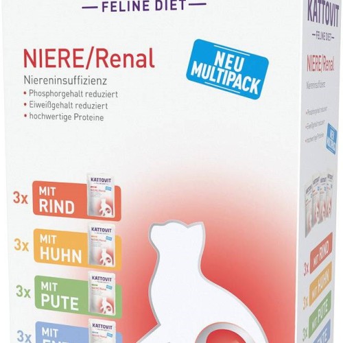 KATTOVIT Feline Diet Niere/Renal - wet cat food - 12 x 85g