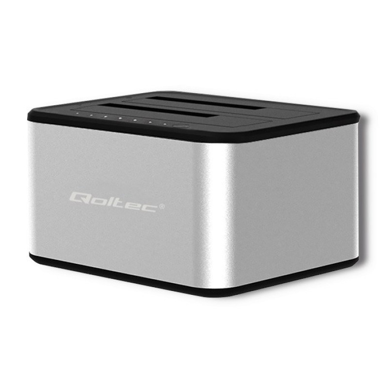 Qoltec 5316 2x HDD / SSD docking station | 2.5 Qoltec 5316 2x HDD / SSD docking station | 2.5