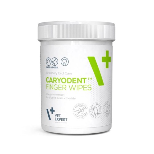 VETEXPERT Caryodent Finger Wipes - dog vitamins - 100ml VETEXPERT Caryodent Finger Wipes - dog vitamins - 100ml