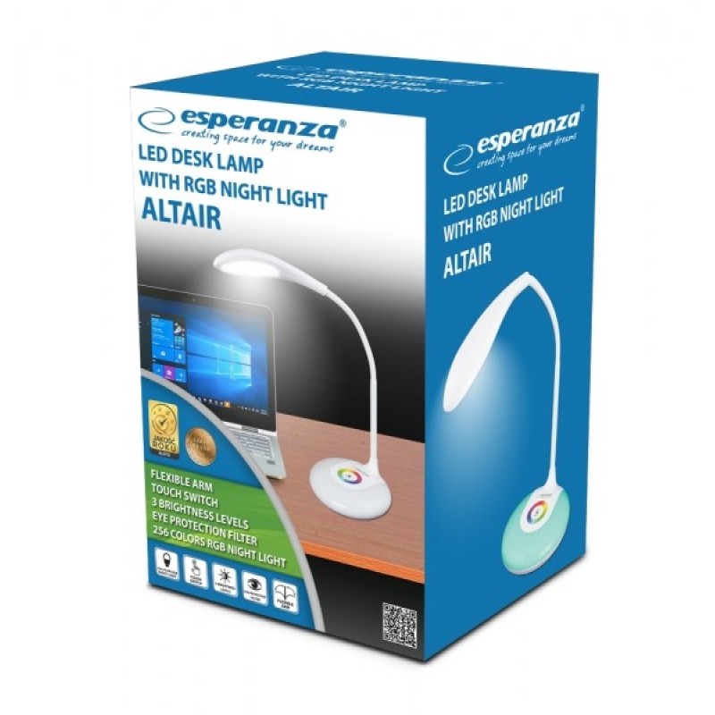 Esperanza ELD102 RGB desk lamp, 256 colors Esperanza ELD102 RGB desk lamp, 256 colors
