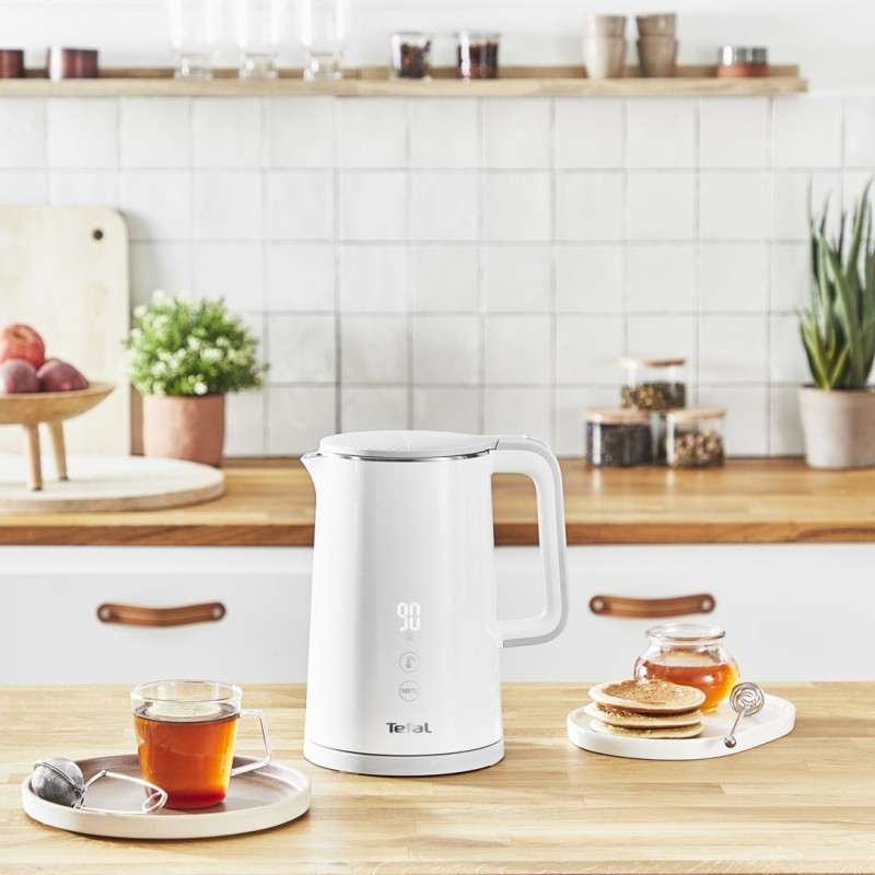 Tefal Sense KO6931 electric kettle 1.5 L 1800 W White Tefal Sense KO6931 electric kettle 1.5 L 1800 W White