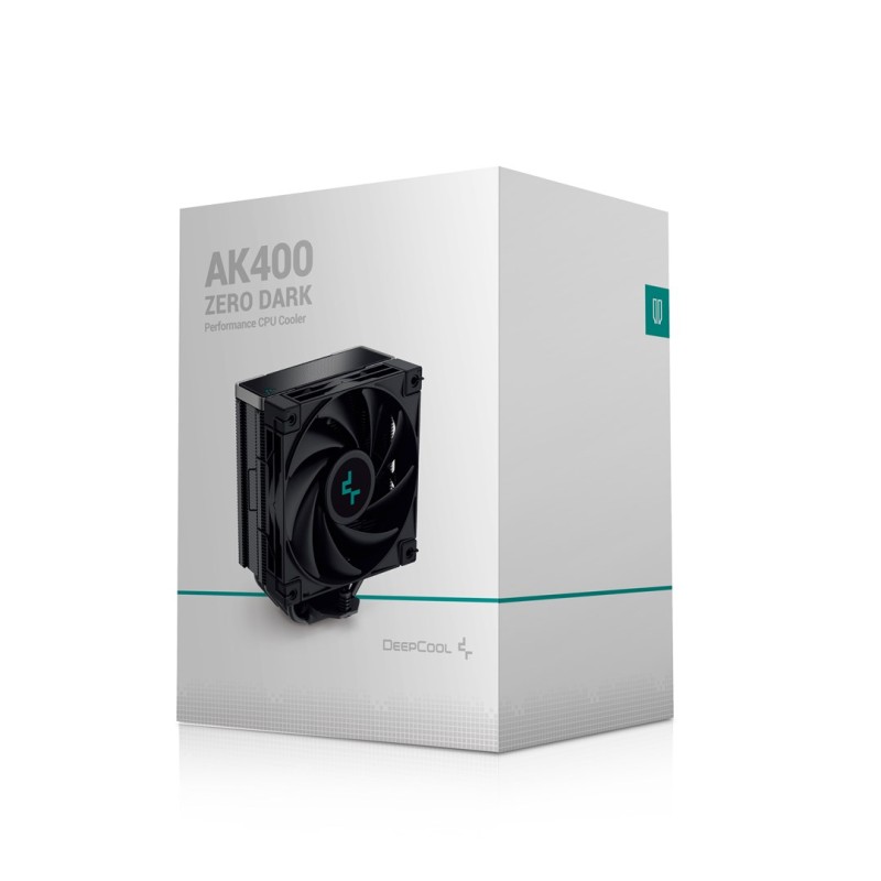 DeepCool AK400 ZERO DARK Processor Air cooler 12 cm Black 1 pc(s) DeepCool AK400 ZERO DARK Processor Air cooler 12 cm Black 1 pc(s)