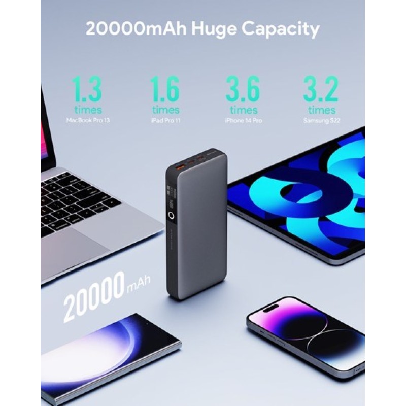 AUKEY 20000mAh Portable Power Bank with 65W PD AUKEY 20000mAh Portable Power Bank with 65W PD