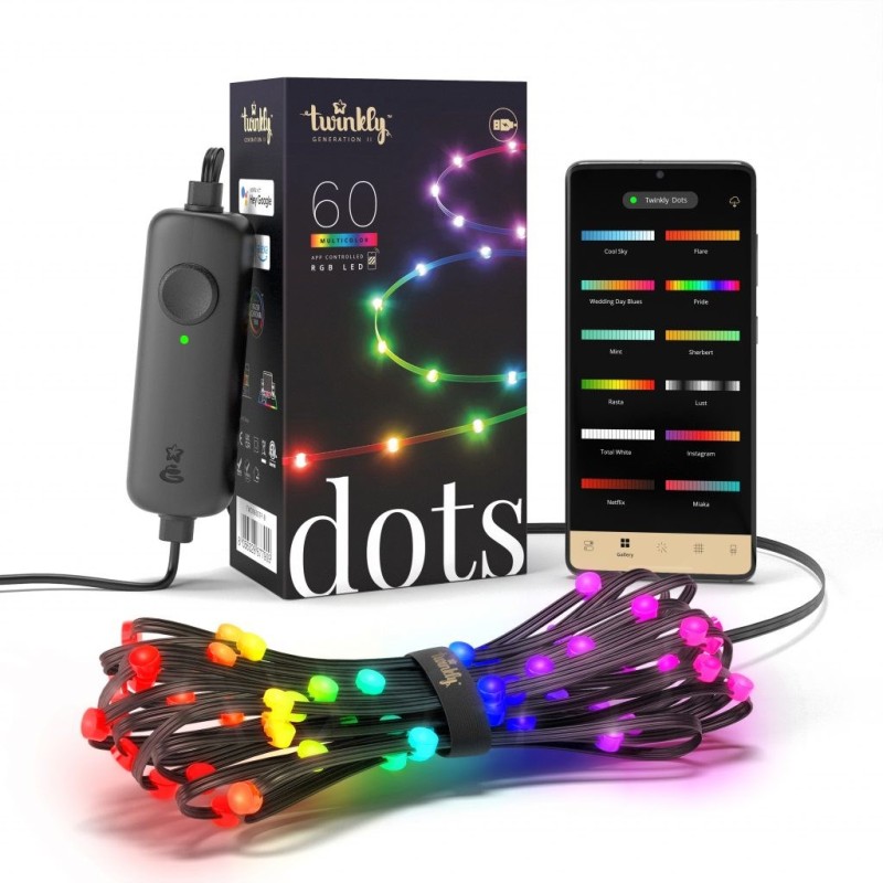 Twinkly Dots Black Twinkly Dots Black