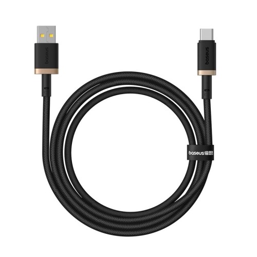Baseus Dura USB Type A to Type C 60 W fast charging cable 1 m Black, Gold Baseus Dura USB Type A to Type C 60 W fast charging cable 1 m Black, Gold