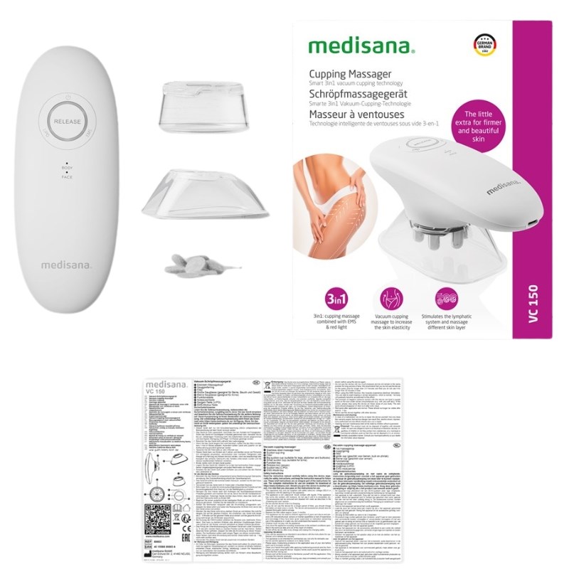 Medisana vacuum massager VC 150 3in1