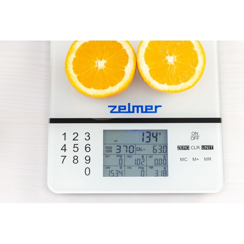 Zelmer ZKS1500N kitchen scale White Electronic kitchen scale Zelmer ZKS1500N kitchen scale White Electronic kitchen scale