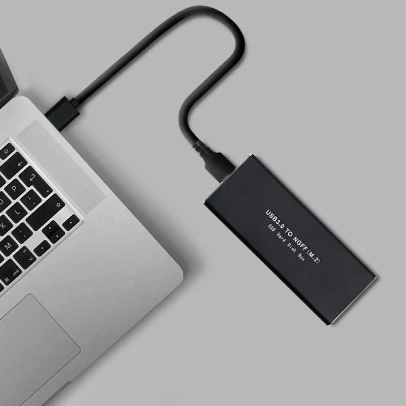 Qoltec 51854 Hard drive Enclosure M.2 SATA SSD NGFF | USB 3.0 Qoltec 51854 Hard drive Enclosure M.2 SATA SSD NGFF | USB 3.0