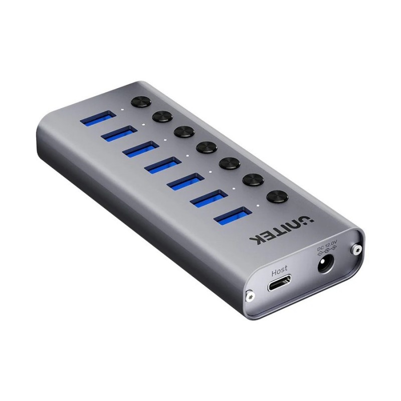 USB-A 3.0 5 Gbps hub with 7-in-1 switch Unitek H1314A01-EU USB-A 3.0 5 Gbps hub with 7-in-1 switch Unitek H1314A01-EU