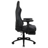 Aerocool ROYALSLATEGR Premium Ergonomic Gaming Chair Legrests Aerosuede Technology Grey Aerocool ROYALSLATEGR Premium Ergonomic Gaming Chair Legrests Aerosuede Technology Grey