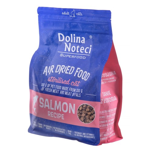 DOLINA NOTECI Superfood Sterilised Salmon - Dry Cat Food - 1 kg DOLINA NOTECI Superfood Sterilised Salmon - Dry Cat Food - 1 kg