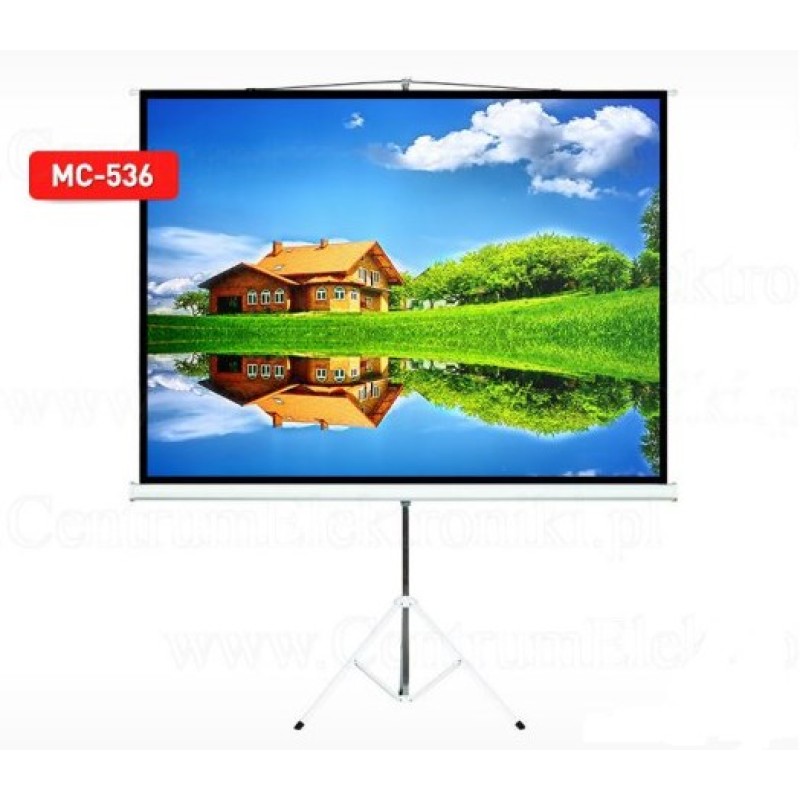 Projection Screen With 200x200 Tripods Maclean MC-680 Projection Screen With 200x200 Tripods Maclean MC-680