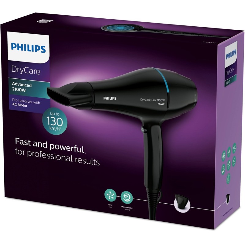Philips DryCare BHD272/00 hair dryer 2100 W Black Philips DryCare BHD272/00 hair dryer 2100 W Black
