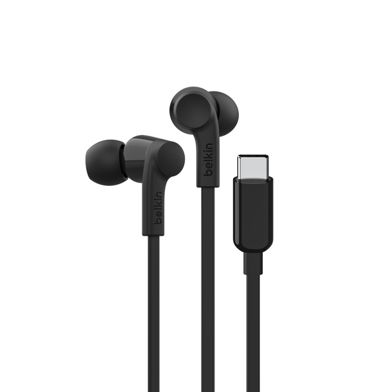 Belkin SoundForm Headset Wired In-ear Music/Everyday USB Type-C Black Belkin SoundForm Headset Wired In-ear Music/Everyday USB Type-C Black