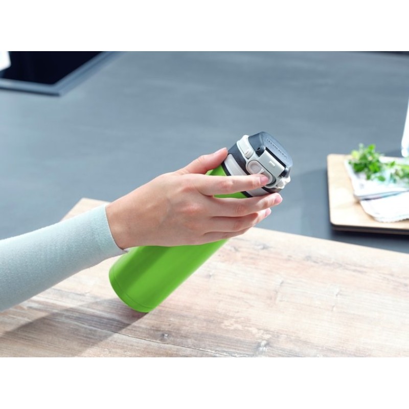 Leifheit 03277 travel mug 600 ml Black, Green Stainless steel Leifheit 03277 travel mug 600 ml Black, Green Stainless steel