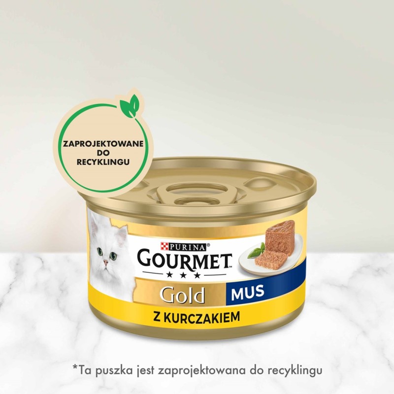 Purina Nestle Gourmet Gold - salmon and chicken - wet cat food -85 g Purina Nestle Gourmet Gold - salmon and chicken - wet cat food -85 g